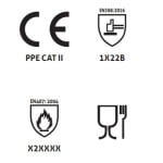 Manusi antitermice Teflon® Mitt , protectie termica pana la 250ºC, pentru cuptor, rotisor sau obiecte fierbinti din bucatarie_3