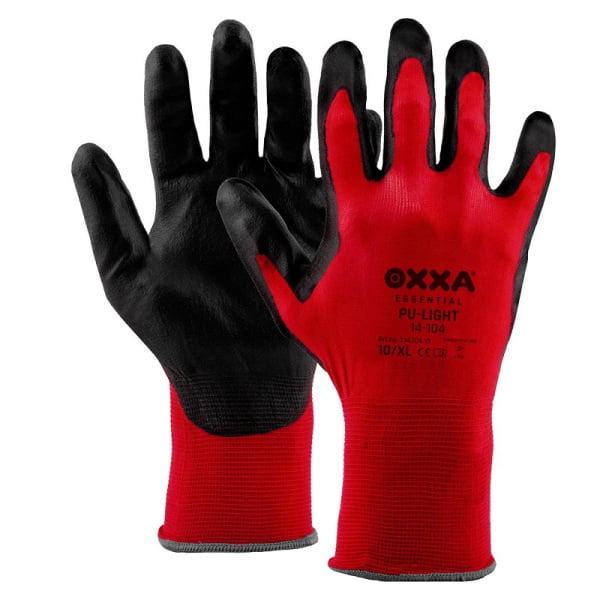 Manusi de protectie, 'second-skin', ultra-subtiri, OXXA® PU-Light 14-104, nailon cu imersie PU, ofera dexteritate,  tactilitate, flexibilitate si precizie, 12 perechi/set
