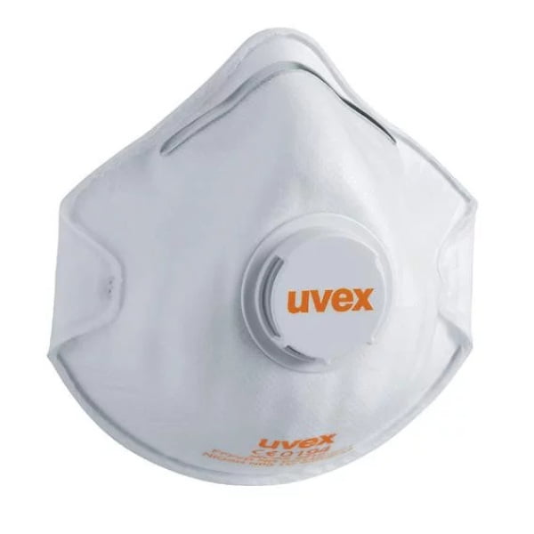 Masca de protectie cu supapa, UVEX silv-Air, FFP2 NR D, in forma de cupa, 15 buc/ cutie