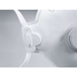 Masca de protectie cu supapa, UVEX silv-Air, FFP2, pliabila_clema_banda