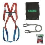 7mewp10-Kit pentru lucru la inaltime pe platforme mobile, contine ham, franghie ancorare, sac textil