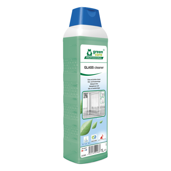 Detergent ecologic, concentrat, GLASS cleaner, Green Care, pentru sticla si oglinzi, 1l, certificat Ecolabel, Cradle-to-Cradle, Complet Biodegradabil