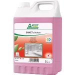 Detergent ecologic concentrat SANET zitrotan, Green Care, detartrant pentru spatii sanitare, bai, toalete, cu miros persistent, 5L, certificat A+ de catre Air Label Score, Ecolabel_3