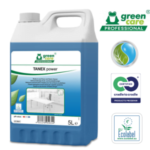 Detergent ecologic gata de utilizare TANEX POWER, pentru urme greu de sters, curatare intensiva a suprafetelor si a murdariei dificile, 5L, certificat Ecolabel, Cradle-to-Cradle, Biodegradabil complet