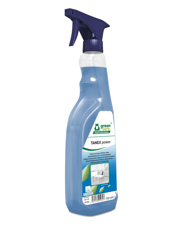 Detergent ecologic gata de utilizare TANEX POWER, pentru urme greu de sters,  curatare intensiva a suprafetelor si a murdariei dificile, 750 ml, certificat Ecolabel, Cradle-to-Cradle, Biodegradabil complet