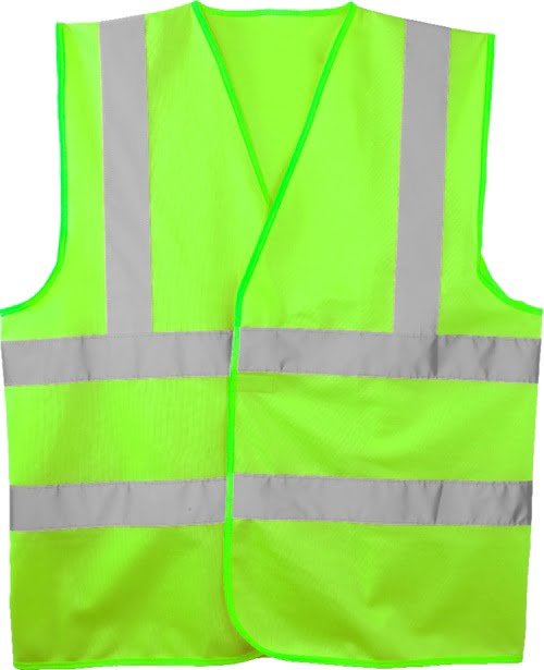 Vesta Hi-Viz, reflectorizanta Yard, verde neon, ajustabila in lateral, benzi reflectorizante orizontale si verticale