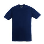 CG5HIKN – Tricou cu maneca scurta, Hike, albastru inchis_bleumarin, 100 % bumbac, guler rotund, la baza gatului