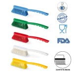 IGEAX_1005M_Perie de mana cu maner mediu, duritate medie, rezistenta la 121°C, autoclavare pentru industria alimentara, certificare HACCP, FDA