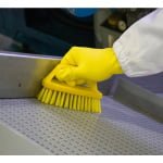 IGEAX_1015Y_Perie de mana cu maner special, galbena, rezistenta la 121°C, autoclavare pentru industria alimentara, certificare HACCP, FDA_2