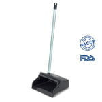 IGEAX_1055K_Faras cu maner lung, tip lobby pan, IGEAX 1055, negru, 275 x 310 x 950, 121 °C, industria alimentara, certificata HACCP, FDA