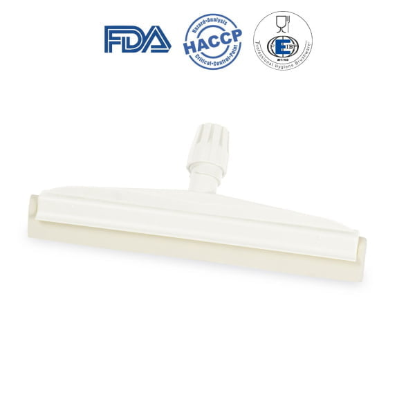 Racleta de apa dubla, 35cm, alba, IGEAX 1024, rezistenta la 80 °C, pentru industria alimentara , certificata HACCP, FDA