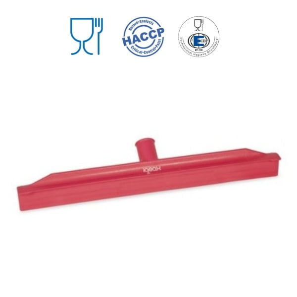 Racleta de apa 45cm, IGEAX 1059, rosie, rezistenta la 100 °C, autoclavare 121 °C, pentru industria alimentara, certificata HACCP