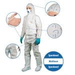 OxyChem-C110-5_6-Combinezon de protectie, de unica folosinta, clasa 5-6, alb, marime S-XXL, OxyChem C110_2