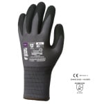 CG1NISG08_Manusi de protectie cu imersie spuma nitril pe palma, EUROLITE 15N500, rezistente la abraziune, aderenta ridicata, Coverguard_dos