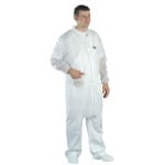 CG41114_Halat de unica folosinta, alb, din polipropilena, cu capse, 40 g_m²