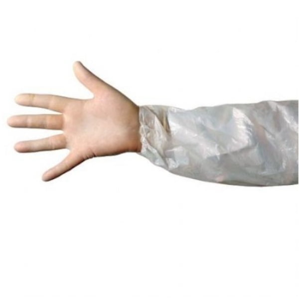 Cotiere de unica folosinta, din polietilena, albe, 100 buc/pachet, Coverguard