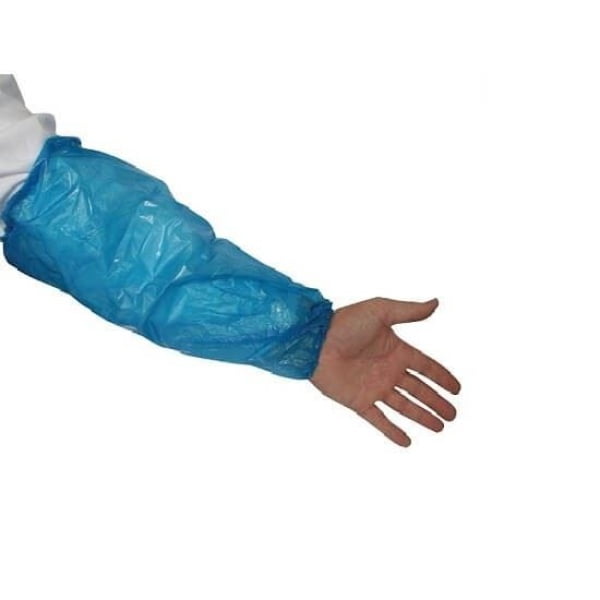 Cotiere de unica folosinta, din polietilena, albastre, 100 buc/pachet, Coverguard