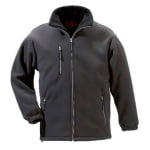 CG5VANG_Hanorac Angara, gri, cu fermoar, fleece, gros, poliester micropolar, 450 g_m²_fata