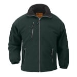 CG5VANV_Hanorac Angara, verde, cu fermoar, fleece, gros, poliester micropolar, 450 g_m²