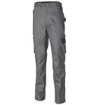 CG8TETG_Pantaloni de lucru, pe talie, Technicity, gri inchis, practici si confortabili, cusaturi duble, buzunare multiple, 35% Bumbac, 65% Poliester, 245g_m²_fata