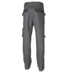 CG8TETG_Pantaloni de lucru, pe talie, Technicity, gri inchis, practici si confortabili, cusaturi duble, buzunare multiple, 35% Bumbac, 65% Poliester, 245g_m²_spate