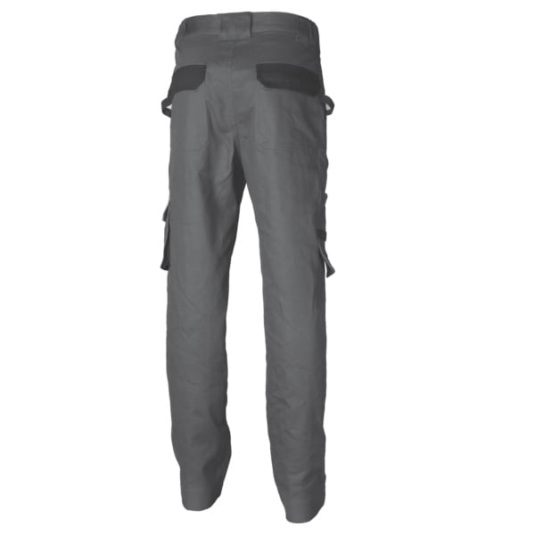 Pantaloni de lucru, pe talie, Technicity, gri inchis, practici si confortabili, cusaturi duble, buzunare multiple, 35% Bumbac, 65% Poliester, 245g/m², Coverguard