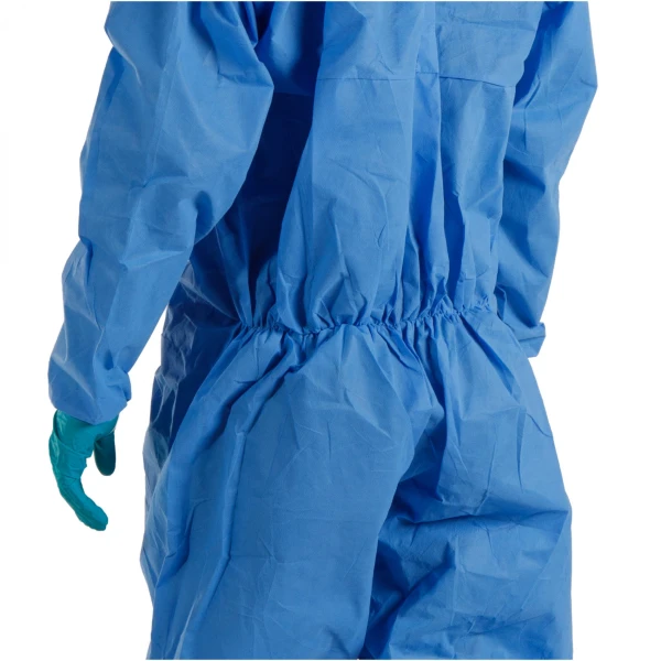Combinezon de protectie, OxyChem C110B, clasa 5/6, polipropilena, albastru, antistatic, protectie impotriva contaminarii cu chimicale, microorganisme si particule radioactive