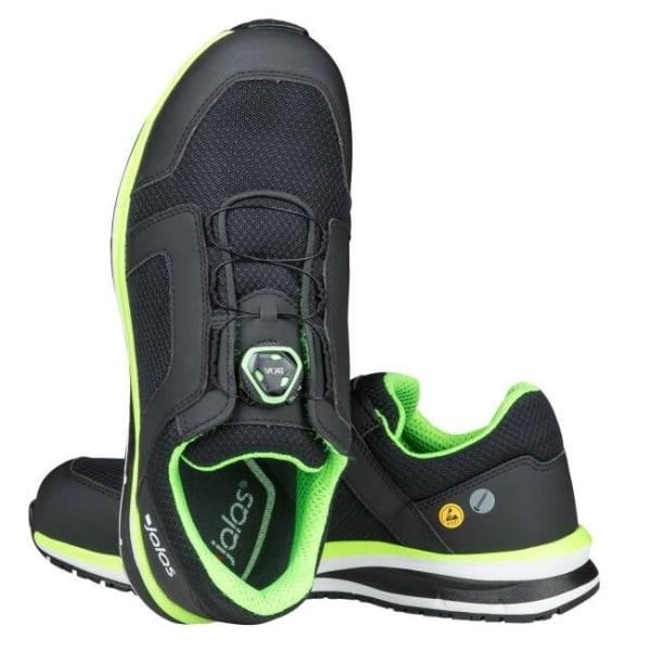 Pantofi de protecţie ergonomici, ESD, S1P, SRC, antistatici, JALAS® TEMPUS 5668, bombeu din otel, model sport, microfibra, usori si comfortabili