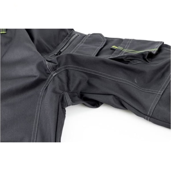 Pantaloni de lucru, talie BARVA , gri, tercot, 270g/ m², 60% bumbac, 40% poliester, cu intarituri Oxford 600 D, buzunare multiple