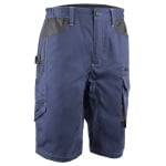 CG5BAS320_Pantaloni de lucru scurti, BARVA, albastru inchis, tercot 270g_m², 60% bumbac, 40% polister, cu insertii Oxford, buzunare multiple, cusaturi intarite, Coverguard_fata