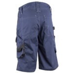 CG5BAS320_Pantaloni de lucru scurti, BARVA, albastru inchis, tercot 270g_m², 60% bumbac, 40% polister, cu insertii Oxford, buzunare multiple, cusaturi intarite, Coverguard_spate