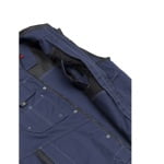 CG5BAV320_Vesta de lucru BARVA, albastra, tercot, cu buzunare multiple, 60% bumbac, 40% poliester – 270_m², insertii Oxford 600D, Coverguard_buzunare