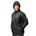 CG5SUM010_Jacheta de iarna captusita SUMI, neagra, material Ripstop, cu insertii Softshell, 230gr_m²_12