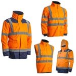 CG7KANO_Haina de lucru pentru iarna, multifunctionala, HI-VIZ, 4 in 1, reflectorizanta, impermeabila, Kanata, portocaliu_albastru inchis , cu maneci si gluga detasabile_11
