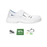 CG9BUBI_Sandale albe BUBI O1, fara bombeu, din microfibra alba cu perforatii, talpa PU_PU, antiderapanta, Coverguard_12