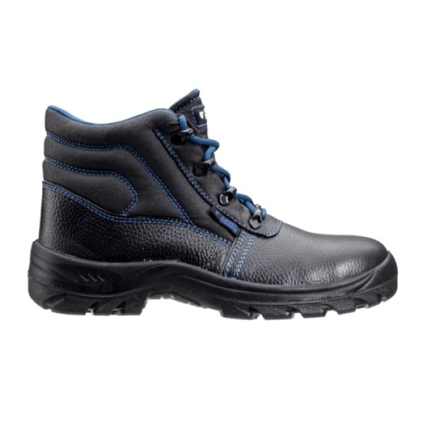 Bocanci de protectie SRC, FO, ELBI II, negri, fara bombeu, piele bovina hidrofobizata, talpa antiderapanta, flexibila, rezistenta la uleiuri, Coverguard