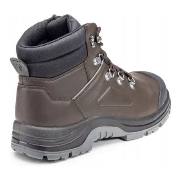 Bocanci de protectie S3, SRC, Flint, bombeu si lamela metalica, piele de bovina hidrofobizata, talpa cu aderenta ridicata, Coverguard