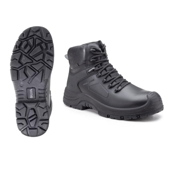 Bocanci de protectie ROCKET, S3, WR, HRO, SRC, negru, bombeu compozit, lamela antiperforatie textila, piele bovina hidrofobizata, Coverguard