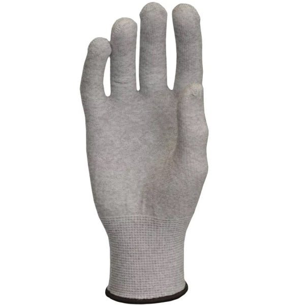 Manusi de protectie ESD neimersate, EUROLITE EST70, gri, din poliester si fibra de carbon, certificate EN 16350:2014, Coverguard