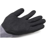 CG1NIST00_Manusi de protectie imersate in spama de nitril, EUROLITE MAX25, aderenta, rezistenta la abraziune, adaptare la forma mainii OEKO-TEX Standard 100_palma2