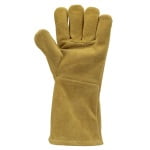 CG1WEL330_Manusi pentru sudura, EUROWELD330, din piele spalt, galbena, captusite, cusaturi cu Kevlar, protectie termica 100°C maxim 15 secunde_3