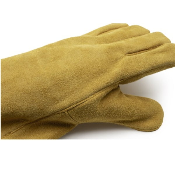 Manusi pentru sudura, EUROWELD330, din piele spalt, galbena, captusite, cusaturi cu Kevlar, protectie termica 100°C maxim 15 secunde