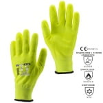 CG1WINY0_Manusi de protectie termica, EUROWINTER F100, imersate in spuma de nitril, galben Hi-Viz, impermeabile, aderente, protectie impotriva temperaturilor scazute si ridicate maxim 100°C_1
