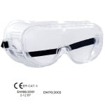 CG60590_Ochelari de protectie MONOLUX tip scafandru, lentile policarbonat transparente, ventilatie directa, protectie impotriva UV, chimicalelor si temperaturilor ridicate_1