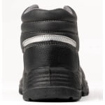 CG9FREH_Bocanci de protectie S3, SRC, Freedite, din piele integrala neagra, cu bombeu si lamela din compozit, insertie reflectorizanta pe calcai, Coverguard_spate