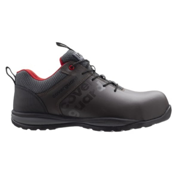 Pantofi de protectie S3, SRC, HRO, Garnet, maro, din piele, bombeu compozit, talpa din cauciuc nitrilic reziste la 300°C, Coverguard
