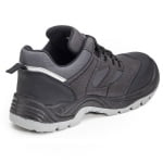 CG9SIL150_Pantofi de protectie S3, SRC, SILVER cu bombeu metalic, partea superioara hidrofuga, respirabila, dunga reflectorizanta la spate_spate