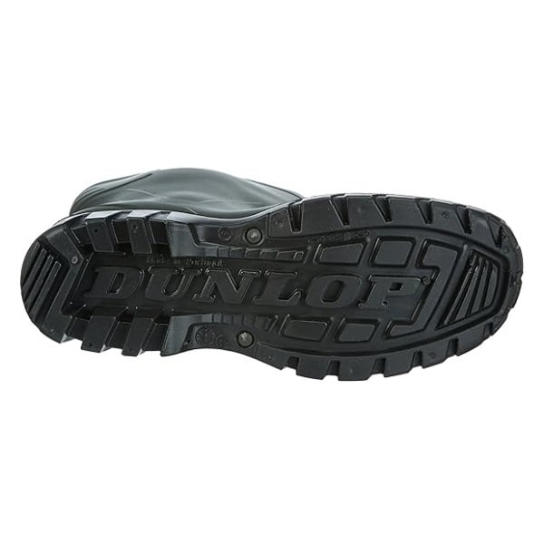Cizme din PVC, DUNLOP DEE K580011, culoare verde, fara bombeu, impermeabile, rezistente la acizi, confortabile, 27 cm, pentru agricultura, agrement, vanatoare