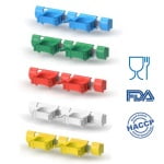 IGX1085_Suport ustensile cu prindere de perete, cu 2 suporturi pentru manere si 1 carlig, 30 cm, certificat Food Contact, conform HACCP
