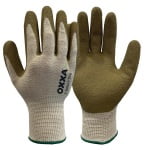 MJ152000_Manusi de protectie OXXA E-Nature-Grip 52-000, support poliesterbumbac reciclat, imersie de latex poros pe palma, aderenta ridicata in medii umede si uscate_2